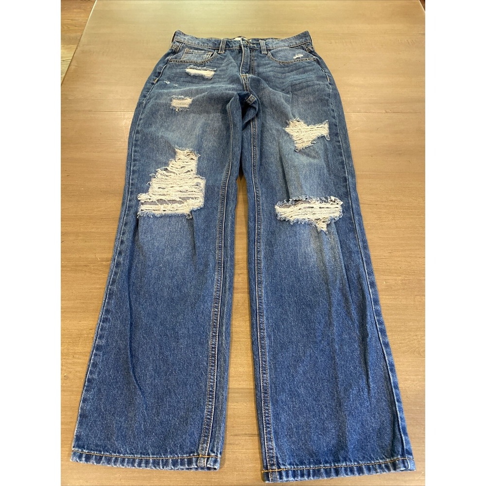 Alter'd State Jeans Women's Size 26 Med Wash Distressed‎ Bootcut